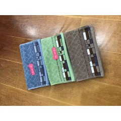14支弱捻纱毛巾 尺寸34cm*74cm 重量105g浅树叶、素运动、x号、深三角、小鸟、多段、砖块 、布艺格等图案