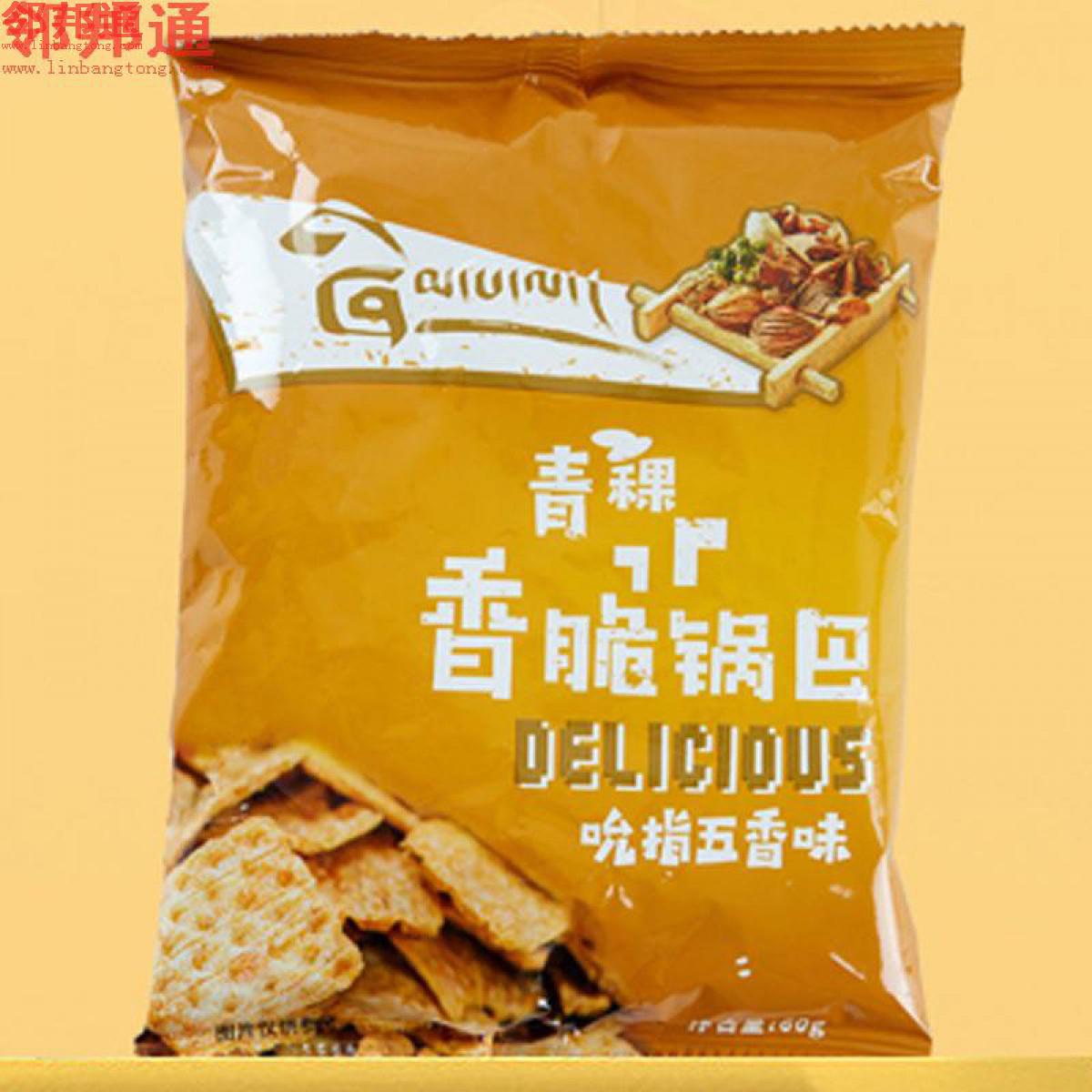 吉祥粮 青稞锅巴60g/袋 五香味青稞香脆锅巴 好吃的办公室休闲膨化解馋零食西藏特产