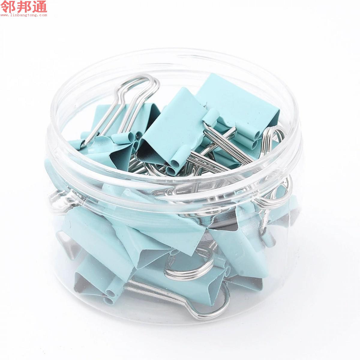 熏衣紫夹薄荷绿夹樱花粉色夹马卡龙色长尾夹小清新手账夹彩色燕尾夹反尾夹金属资料夹