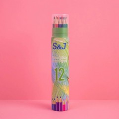12色绿桶, 12色兰蝴蝶铅笔, 12色兰蝴蝶3.5寸铅笔, 12色可擦彩色铅笔, 18色水溶性彩色铅笔儿童绘画彩铅笔三角杆彩铅小学生涂鸦填色铅笔迷你彩色铅笔水溶性彩色铅笔文具套装六角木质彩色铅笔
