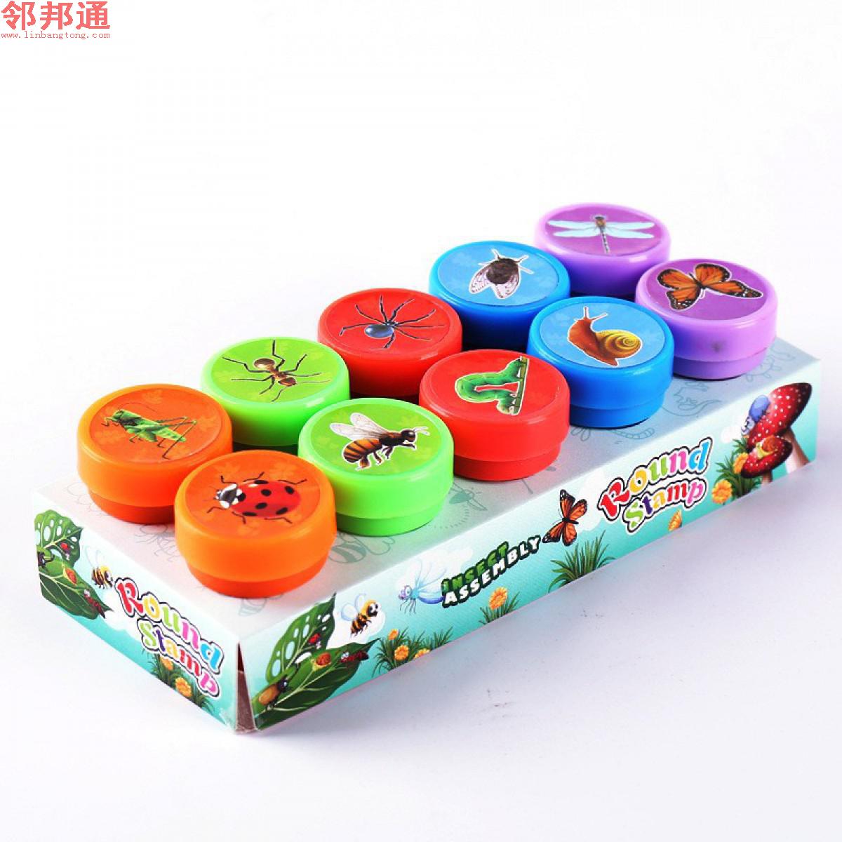 卡通昆虫卡通印章卡通可爱儿童动物印章幼儿园教师用奖励盖章小朋友鼓励表扬印章