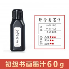 60g书画墨汁100g书画墨汁  500g书画墨汁毛笔墨水宣纸书画墨液金银墨容量大桶墨水