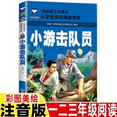 小学生语文阅读书系英雄人物的故事 抗日英雄铁道游击队 少年英雄王二小 小英雄雨来 小游击队员 长征的故事 雷锋的故事红色经典故事书注音版一二年级必读