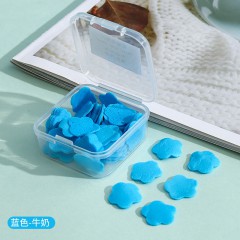 一次性洗手液肥皂片香皂片粉色【玫瑰】香皂片绿色【茉莉】香皂片旅行便携式儿童洗手香皂纸随身旅游常备