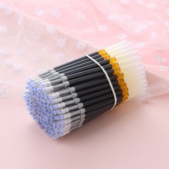 透明杆黑色笔芯白杆黑色笔芯透明杆蓝色笔芯 透明杆红色大容量按动中性笔替芯 0.5子弹头按压签字笔笔芯 K35通用笔芯